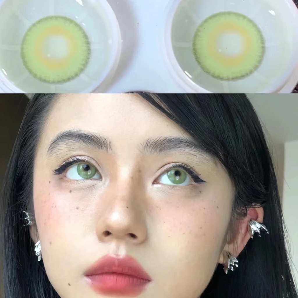 [✅COD] GEM Series Softlens Mata Normal Lensa Kontak Warna Alami Soflens Murah Grey Lensa Warna Softlens Minus 0.00 Diameter 14MM soplen murah kontak lensa mata korea