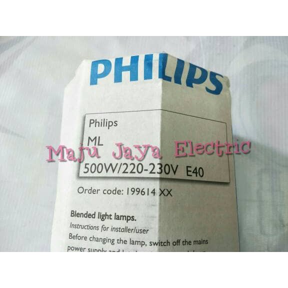 Jual Lampu Jalan Philips ML 500W Putih Fitting E40 E-40 500w Watt LS1
