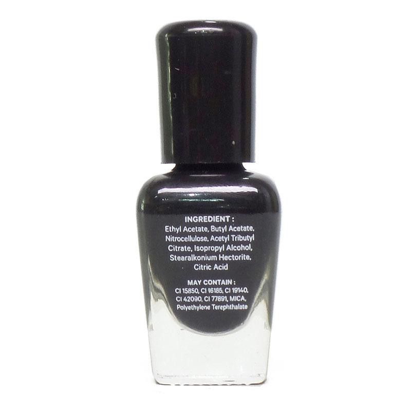 BRASOV Kutek / Cat Kuku 8 ML No.104 COMBO 12 Pcs Black Nail Polish Kutex BPOM