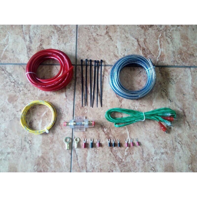 PAKET KABEL AUDIO MOBIL FULL SET