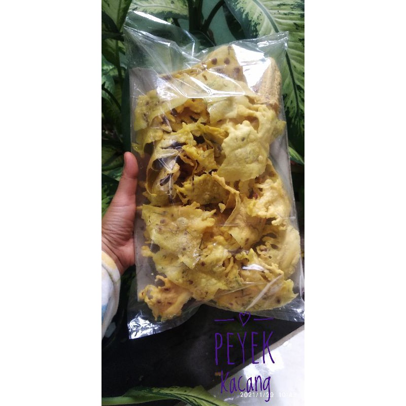 Peyek Kacang/Rebon Azkiya Refill (Kemasan Plastik)