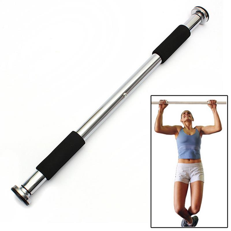 REIZ Tiang Latihan Pull Up Pintu Solid Grip 62-100cm - HITAM
