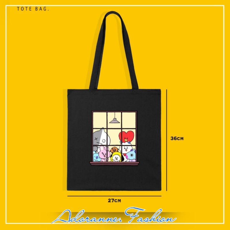 TOTE BAG BTS/TOTEBAG BT21 ARMY/TOTENAG CANVAS