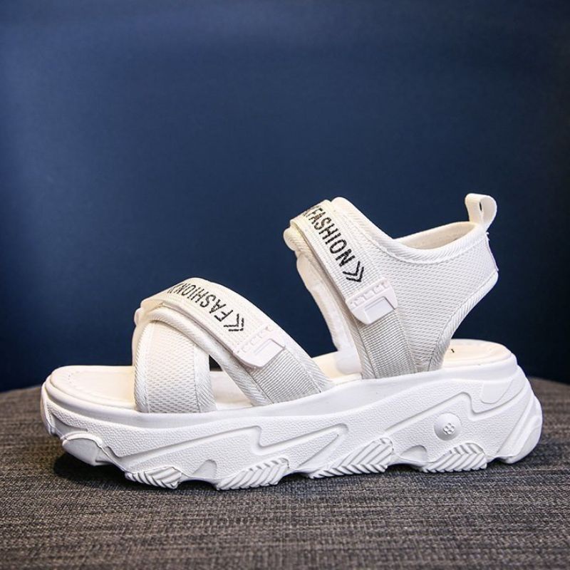 COD ✓ 9011 - wedges tali wanita / sendal gunung wanita