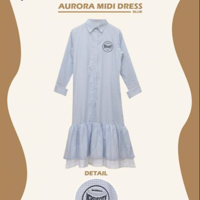 Aurora Midi Blue Versus City