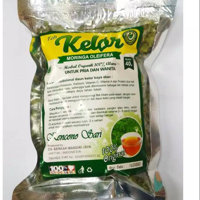 

Teh Daun kelor Original 40gr