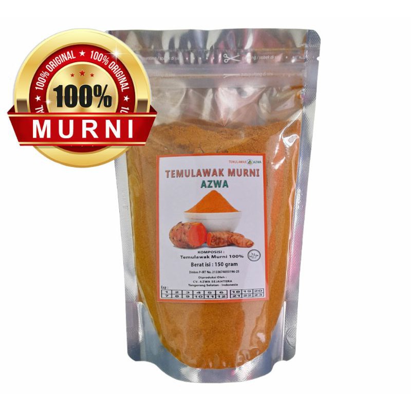 

Temulawak Murni 100% ukuran 150gr