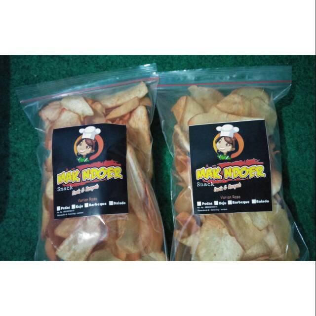 

Keripik singkong mak ndoer 100 gr balado