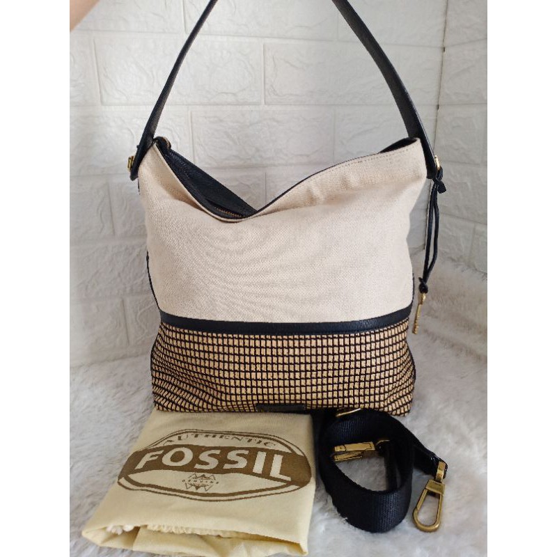 preloved tas fossil maya hobo