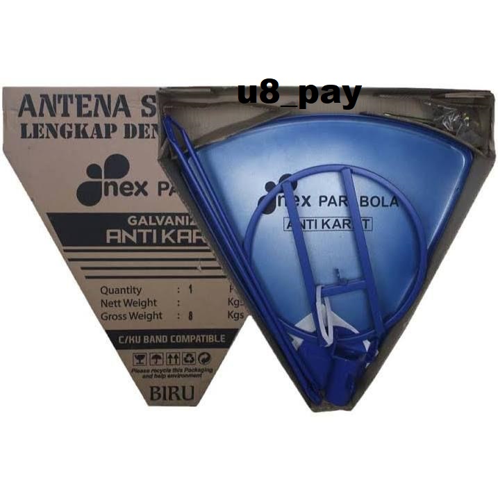 DISH SOLID NEX PARABOLA GALVANIS 120CM BIRU