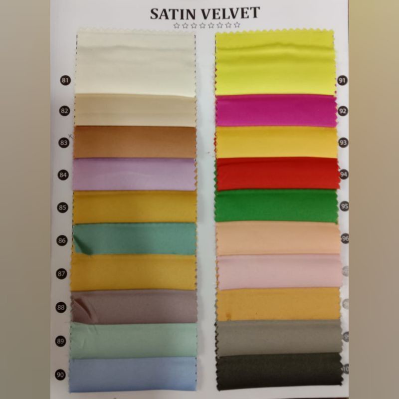 Kain Satin Velvet Premium by roberto cavali / Satin Velvet Harga Per 1 Roll