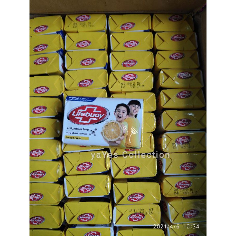 Sabun Batang Lifeboy soap bar 75g antibakteri lifebuoy lifboy lemon Kuning Total Merah mild care Biru