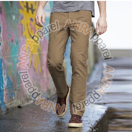 CELANA PANJANG CHINO REGULER FIT PRIA | Chinos Cino Cowok | Bahan Katun Stretch