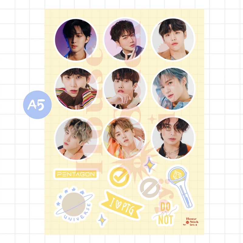 Stiker Kpop Pentagon Do or Not / Cerberus Edition