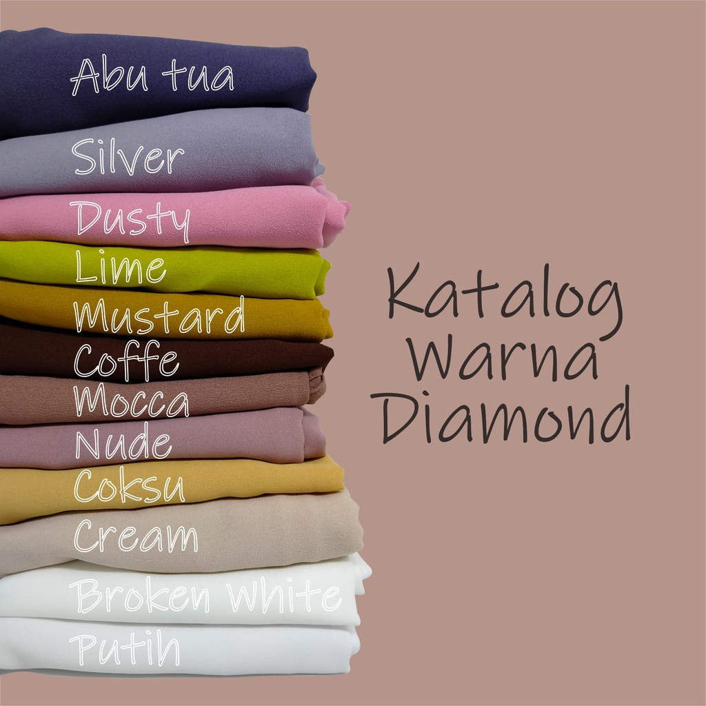 Bergo Maryam Renda Diamond Stretch Hijab instan-3