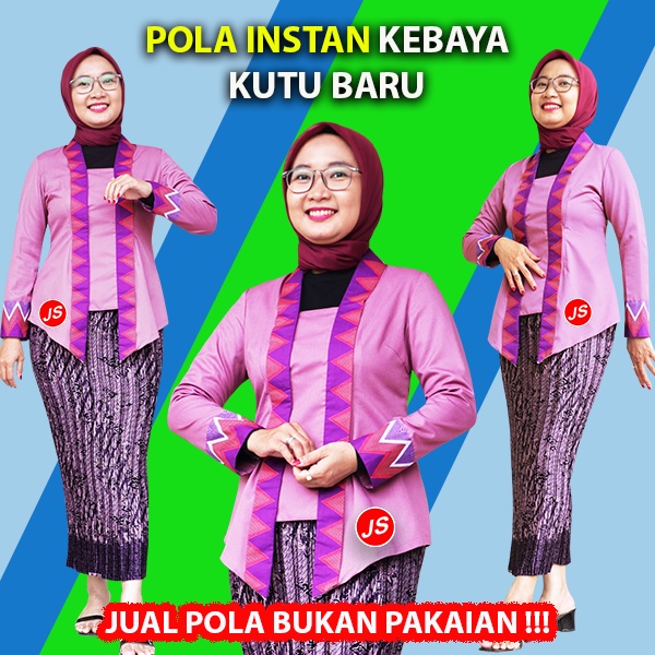 Partenzil Pola Kebaya Kutu [ Pola Baju Jamblang Studio ]
