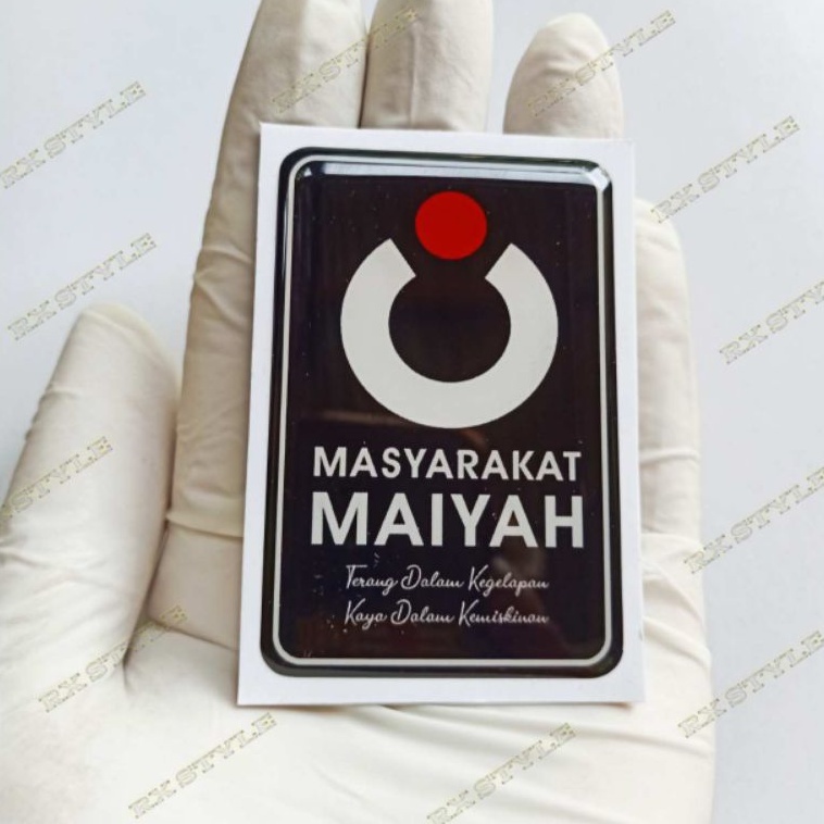 Stiker Maiyah stiker Cak Nun/stiker Majelis Masyarakat