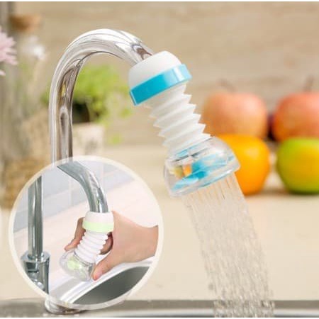 SARINGAN AIR FAUCET FLASH / SAMBUNGAN KRAN FLEXIBLE FILTER AIR ANTI SPLASH SHOWER