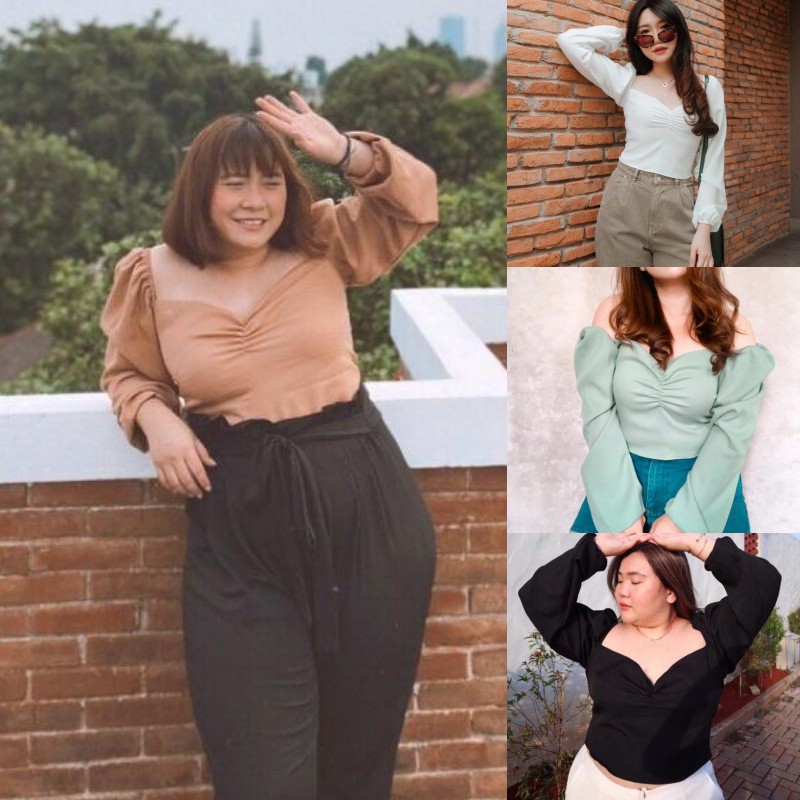 SABRINA JUMBO XXXL|LOLA CROP TOP|SABRINA  SERUT|SABRINA  KERUT|SABRINA  BLOUSE