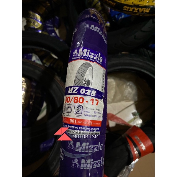 Ban Motor Mizzle 60/80 - 17 MZ 028 Motor bebek depan belakang