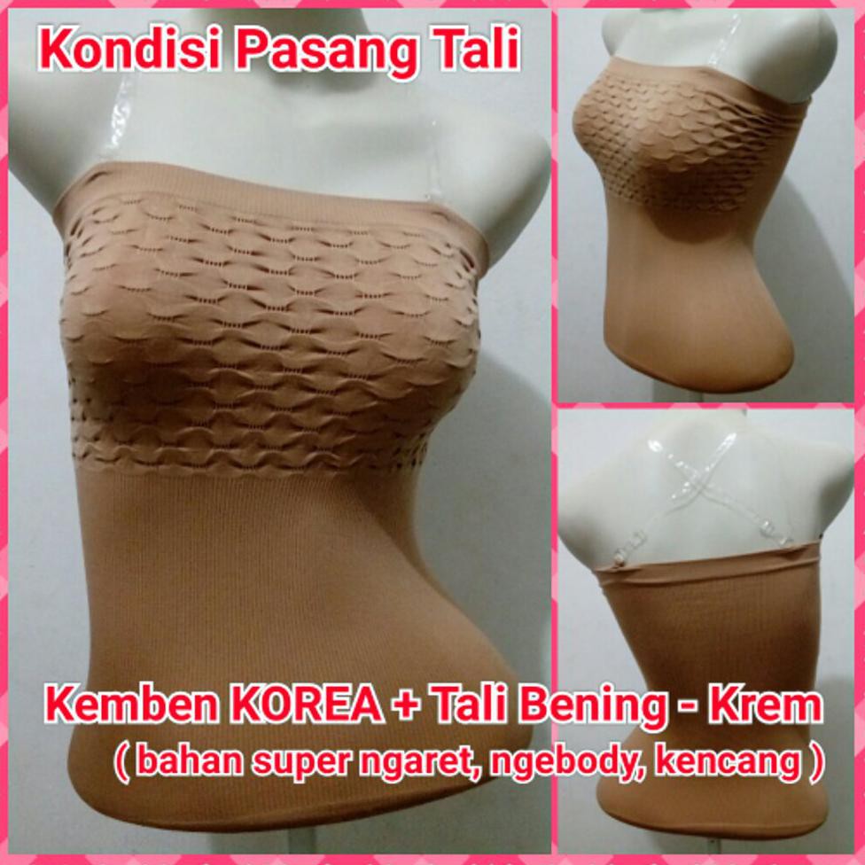 Kemben KOREA + Tali Bening - Krem | Dalaman Inner Cream