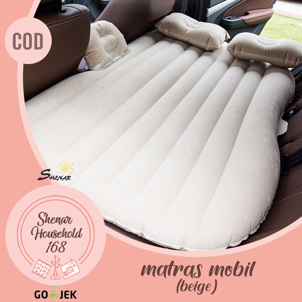 KASUR MOBIL/ MATRAS SERBAGUNA/ AIR BED KASUR ANGIN MOBIL /MATRAS MOBIL + POMPA, SHENAR