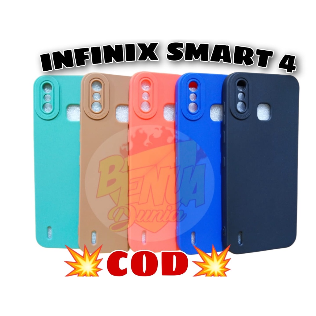 CASE INFINIX SMART 4 SOFTCASE BABY PRO KAMERA PELINDUNG KAMERA SMART 4 - BD