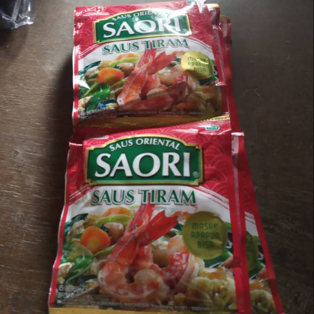 

Saori Saus Tiram 1 renceng isi 10 sac