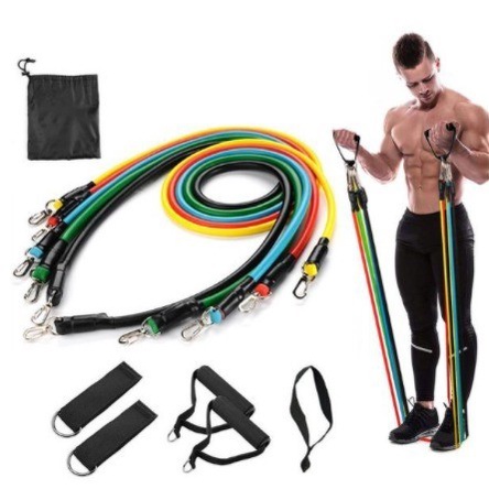 11 in 1 PRO RESISTANCE BAND SET FITNESS