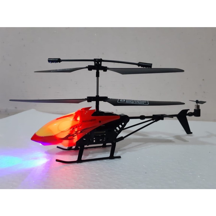 MAINAN HELIKOPTER MERAH LAMPU LED BUMP PESAWAT HELICOPTER ACOUSTO 1:72