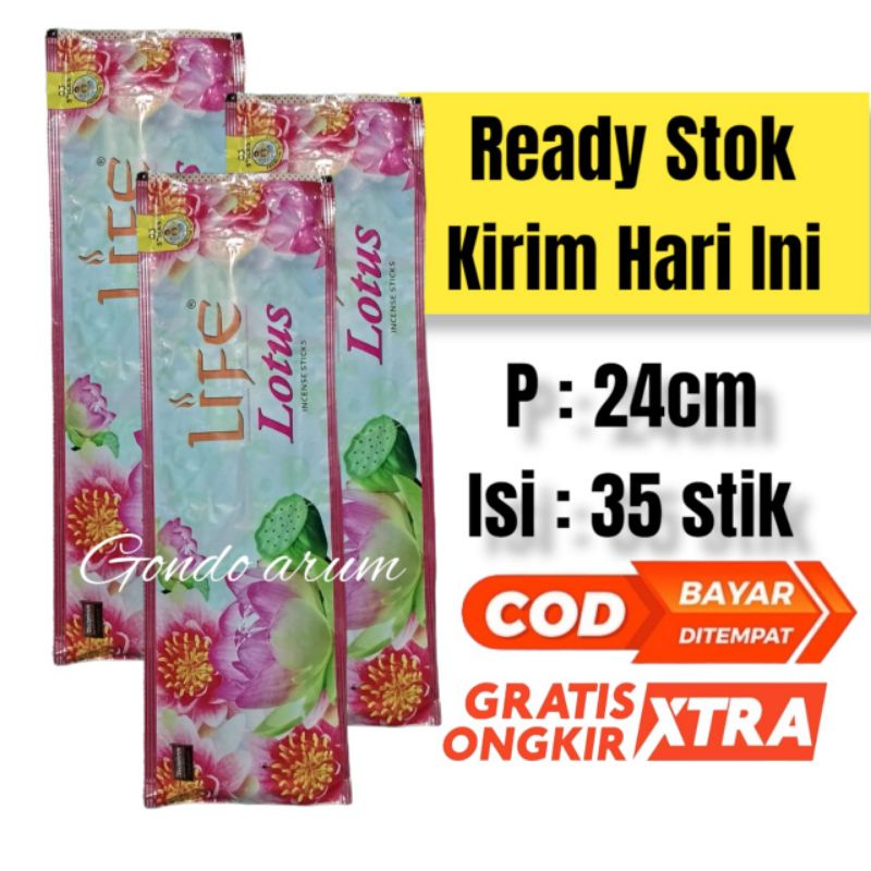 Dupa aromaterapi life Lotus renceng 35stik