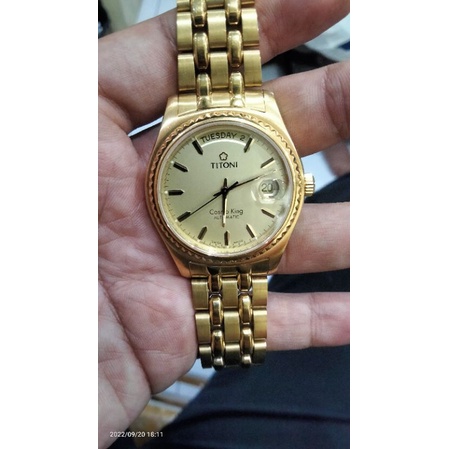 Jam tangan second Titoni Cosmo King