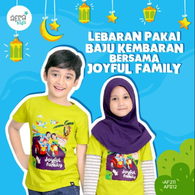 Kaos Lebaran Afra Kids