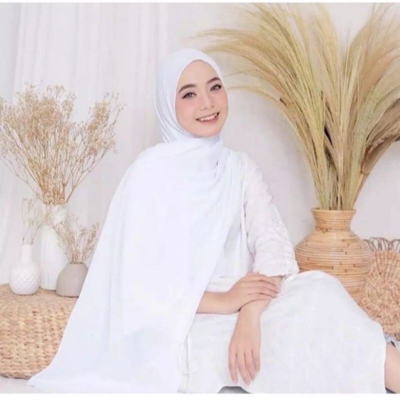 PASMINA SABYAN / PASMINA DIAMOND / PASHMINA PUTIH