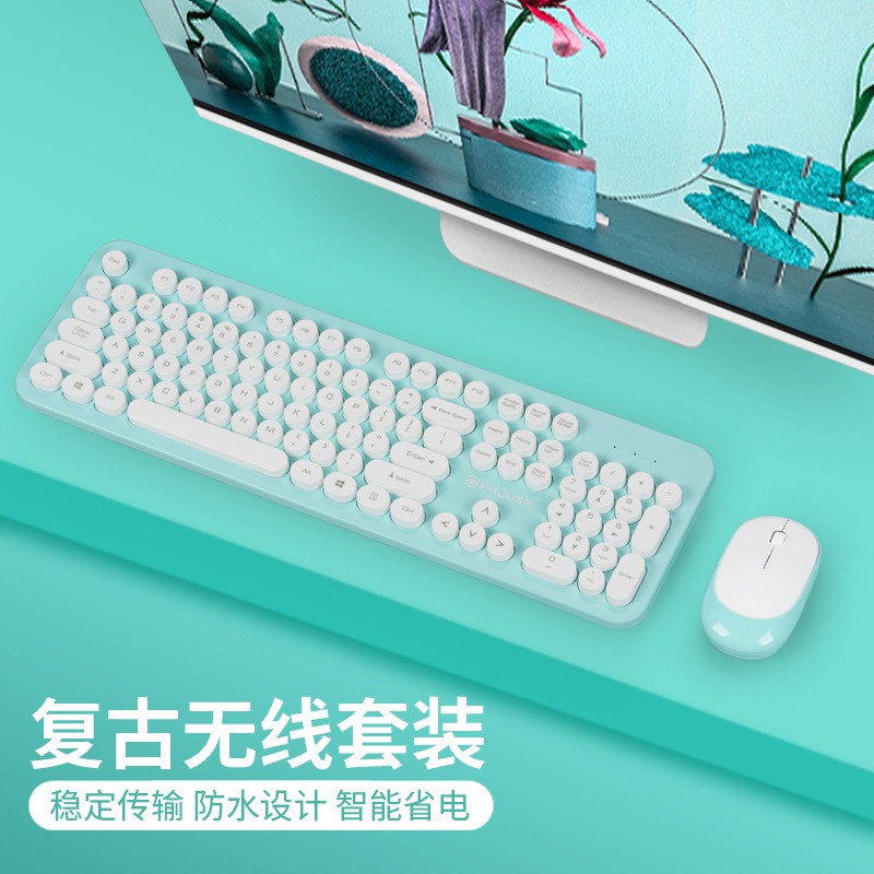 Keyboard + Mouse Wireless Business - Home - Office Tanpa Kabel