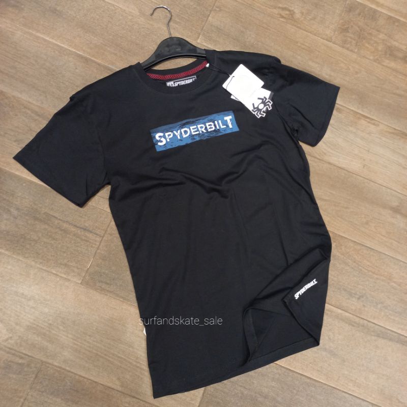 Kaos Spyderbilt Original New Arival Zev Supima Men Tee Black