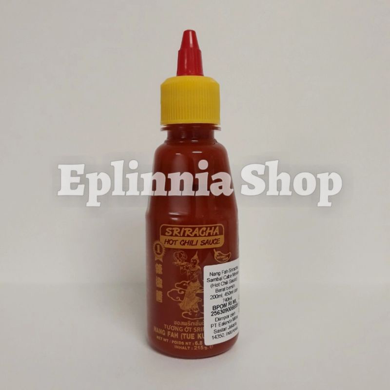 

Nang Fah Sriracha Hot Chilli Sauce 200 gr - Saus Sambal Cabe Merah