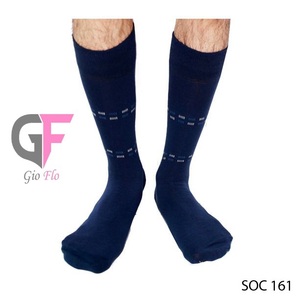 GIOFLO Long Socks For Man Rajut Dongker Dark Blue / SOC 161