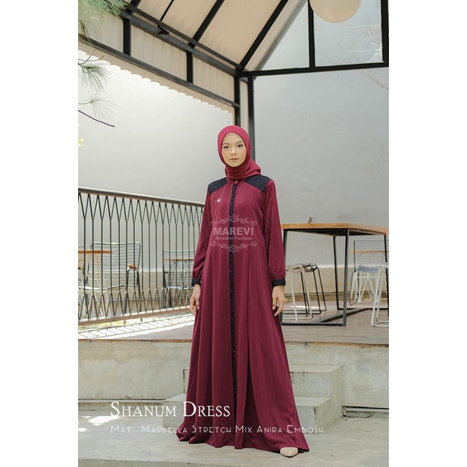 SHANUM DRESS/GAMIS VOL 2 JUMBO BY MAREVI ORIGINAL TERMURAH