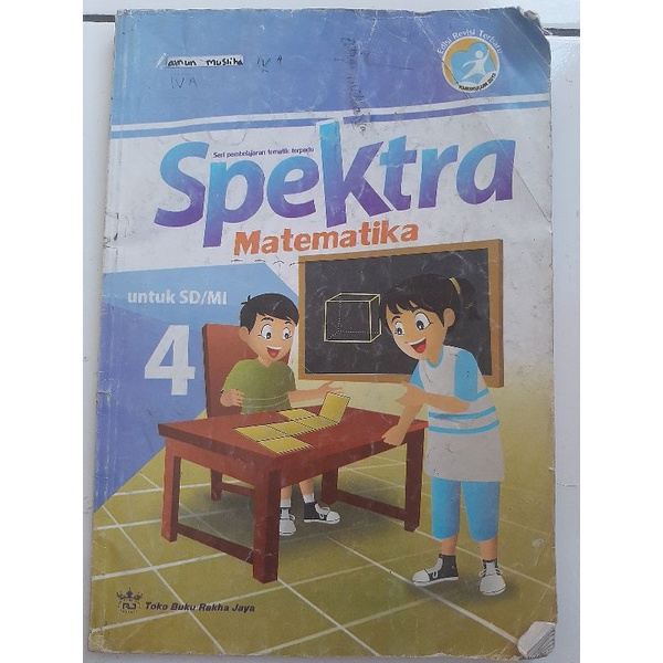 Spektra Tematik Terpadu Matematika Kelas 4 SD/MI | Rakha Jaya
