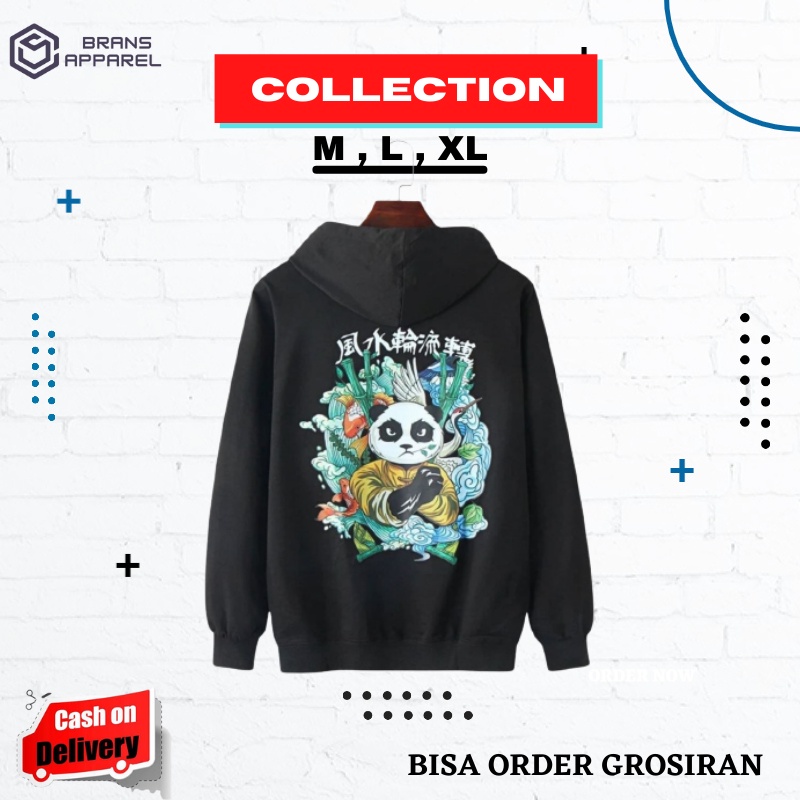Jaket Hoodie Panda Japan / Hoodie Pria Sweater Pria / Hoodie Oversize Pria Wanita / Sweater Oversize