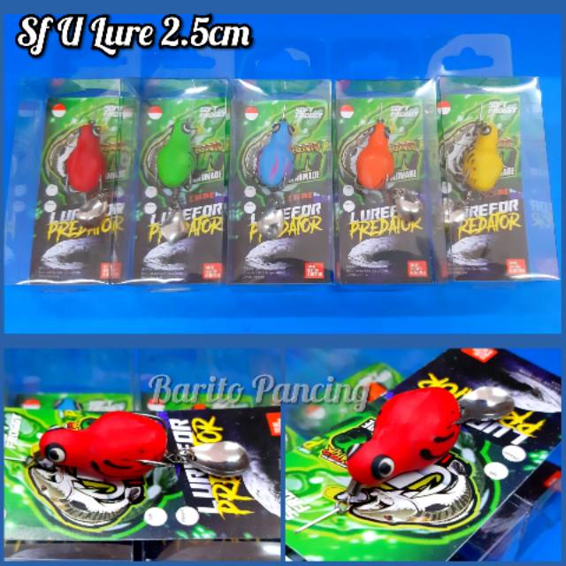 Soft Frog Mini Handmade by U-Lure Fishing Lure Umpan Pancing