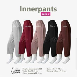 [COD] INNER PANTS / Celamis Polos Panjang / Legging gamis - aladdin jumbo los best seller MURAH