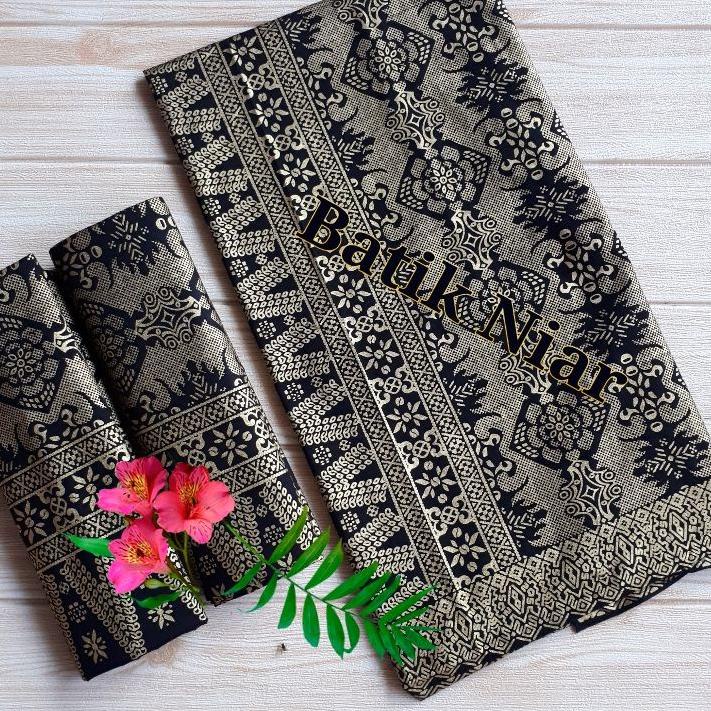 Oke Price.. kain batik full prada emas niar songket palembang
