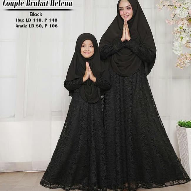 Baju Muslim Wanita Gamis Syari Couple Ibu Dan Anak Helena Terbaru TERLENGKAP