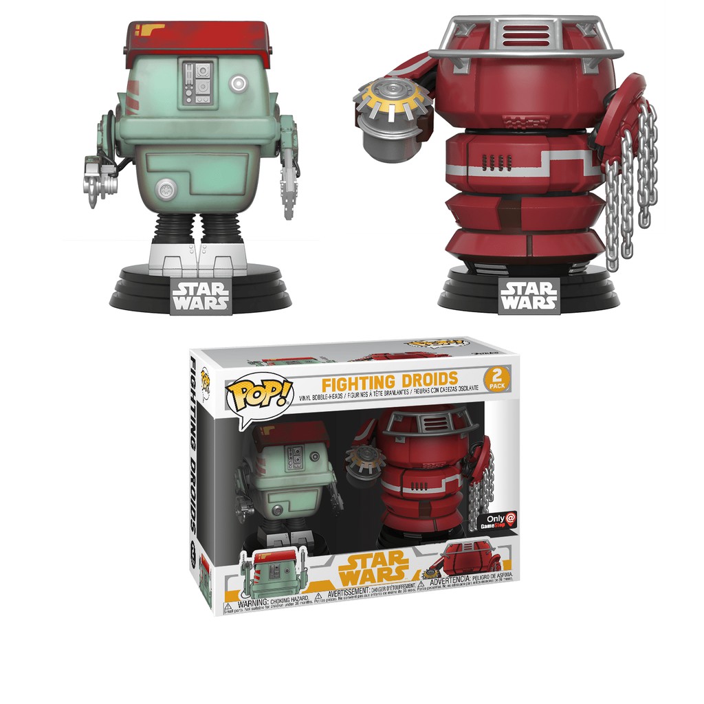 

Funko Pop Star Wars 2PK Han Solo - Fighting Droids IE