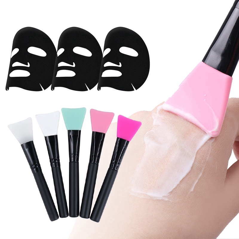 Brush Aplikator Masker Lumpur Bahan Silikon Lembut