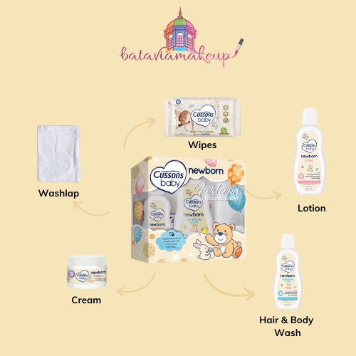 Cussons Baby Newborn Pack / Gift Pack/Cusson Kado Bayi Hampers/Kado Bayi Free Bubble Wrap-2