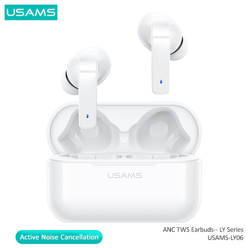 USAMS True Wireless Bluetooth ANC Earphone Earbuds TWS LY06