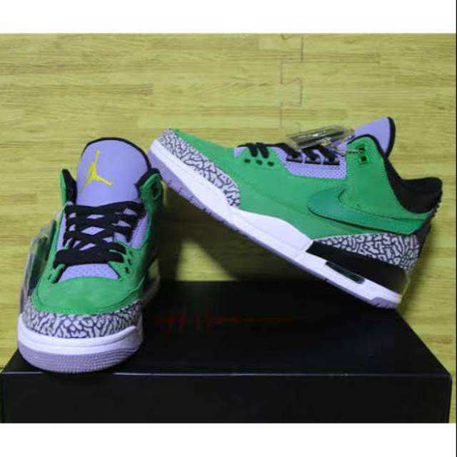 Sepatu Sneakers Nike Air Jordan 3 Tinker Oregon Ducks Premium Original
